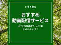 【2023年】お勧め「動画配信サービス」8選を比較！【選ぶのに迷ったらチェック】